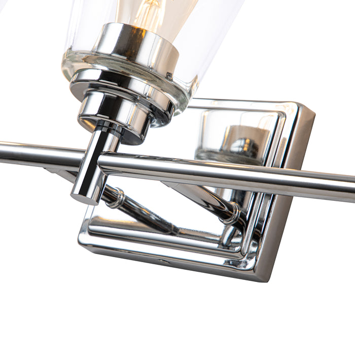 5-Piece Chrome All-In-One Vanity Light Set