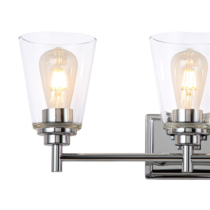 5-Piece Chrome All-In-One Vanity Light Set