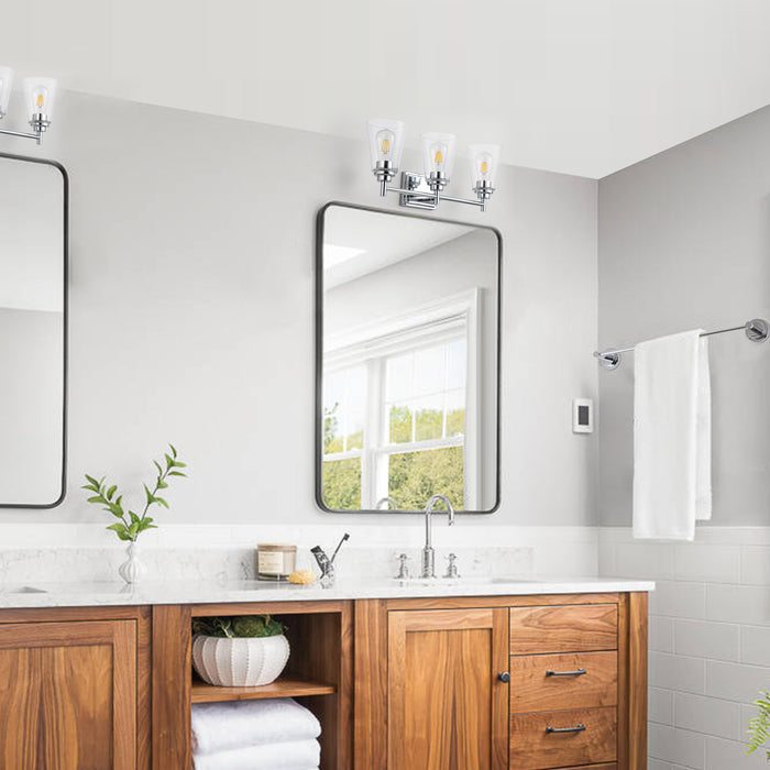 5-Piece Chrome All-In-One Vanity Light Set
