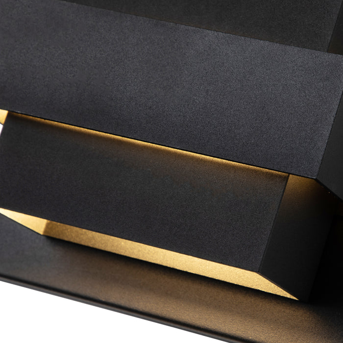 Matte Black Aluminum LED Wall Light